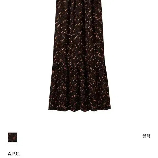 [BUNJANG] A.P.C. Liberty Floral Long Dress / A.P.C. 아페쎄 리버티 플라워 롱 원피스