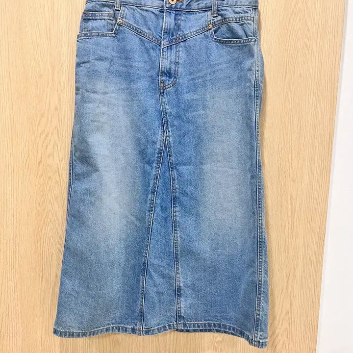 [BUNJANG] Niceclub Denim Long Skirt / 나이스클럽 데님롱스커트