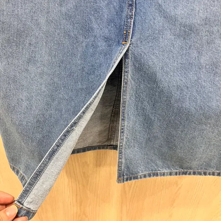[BUNJANG] Niceclub Denim Long Skirt / 나이스클럽 데님롱스커트