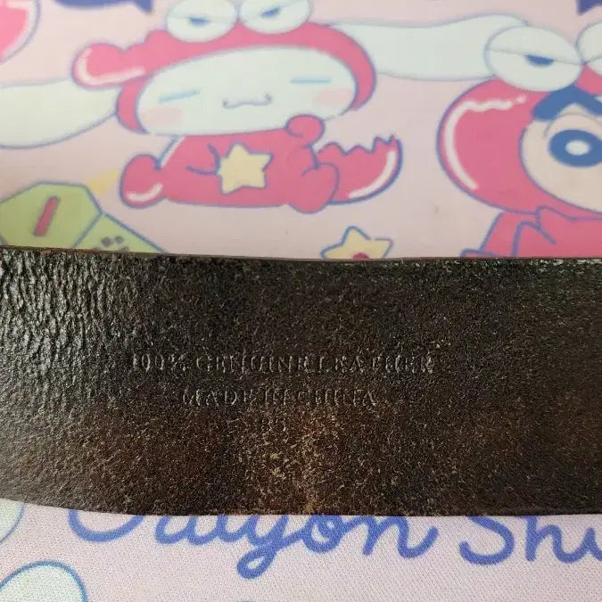 [BUNJANG] Vintage Leather Belt / 빈티지 통가죽 벨트