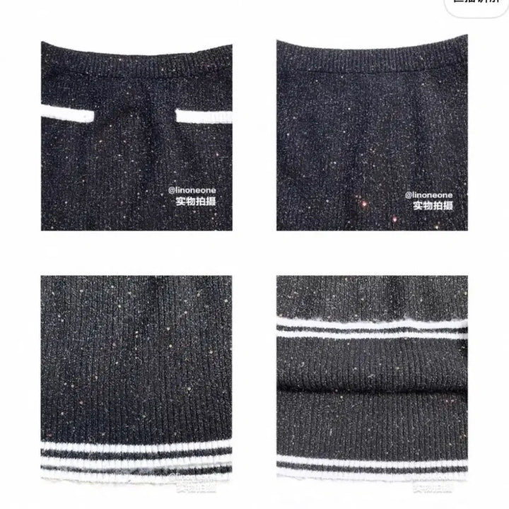 [BUNJANG] Chanel Style Knit Two-Piece Set / 샤ㄴst 니트 투피스
