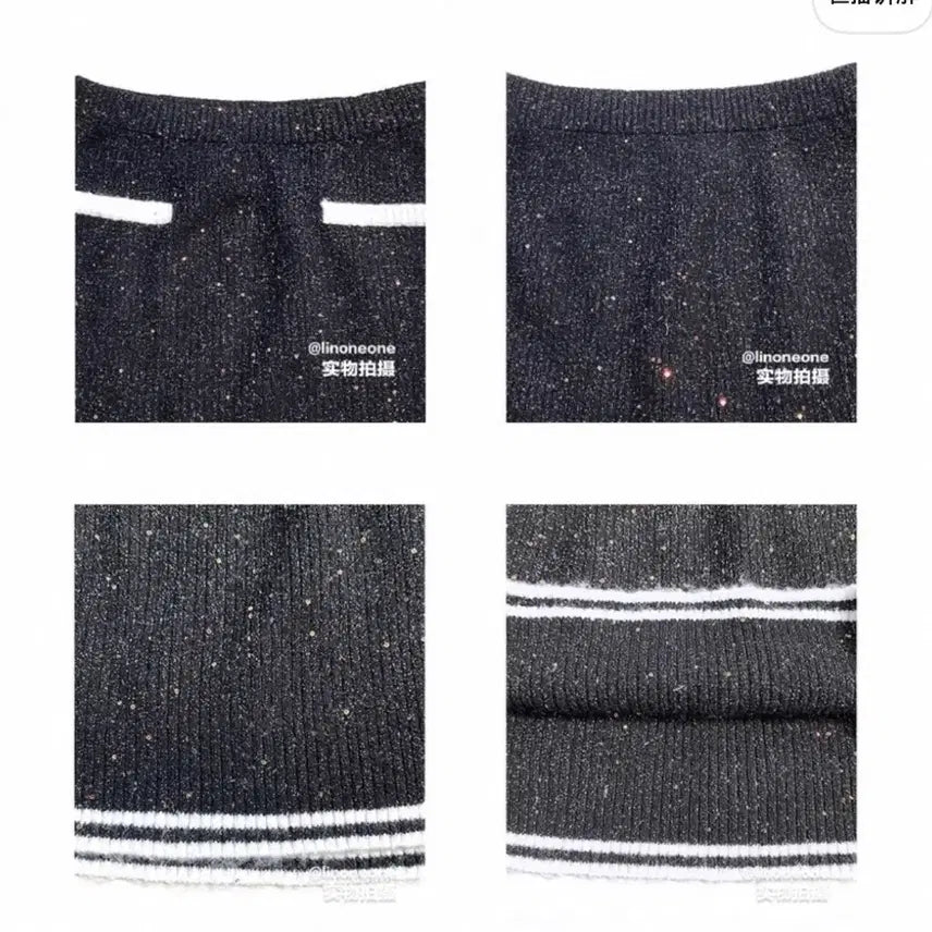 [BUNJANG] Chanel Style Knit Two-Piece Set / 샤ㄴst 니트 투피스