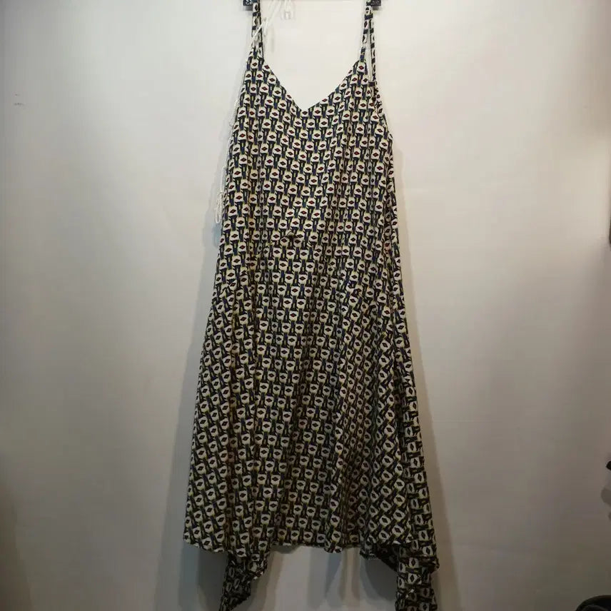 [BUNJANG] Summer Pattern Cami Long Dress / 패턴 끈나시 롱 원피스80~85사이즈 여름   63165