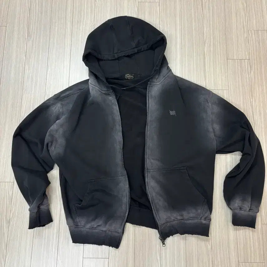 [BUNJANG] Brownbreath Broken Tag Dirty Hood Zip Up / 브라운브레스 후드집업 BROKEN TAG DIRTY HOOD ZIP UP