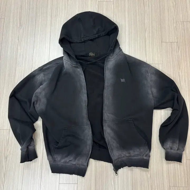 [BUNJANG] Brownbreath Broken Tag Dirty Hood Zip Up / 브라운브레스 후드집업 BROKEN TAG DIRTY HOOD ZIP UP