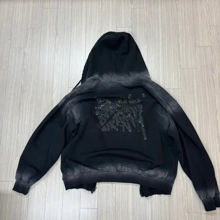 [BUNJANG] Brownbreath Broken Tag Dirty Hood Zip Up / 브라운브레스 후드집업 BROKEN TAG DIRTY HOOD ZIP UP