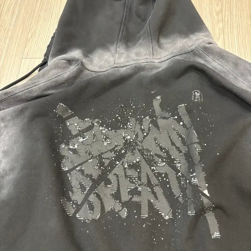 [BUNJANG] Brownbreath Broken Tag Dirty Hood Zip Up / 브라운브레스 후드집업 BROKEN TAG DIRTY HOOD ZIP UP
