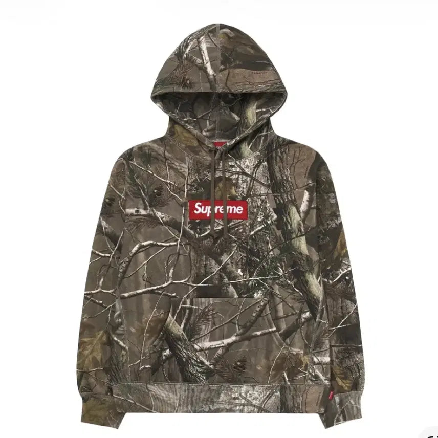 [BUNJANG] Supreme Box Logo Hoodie Sweatshirt Real Tree AP Camo / 슈프림 박스로고 후드 스웨트셔츠 리얼트리 AP 카모 - 25FW