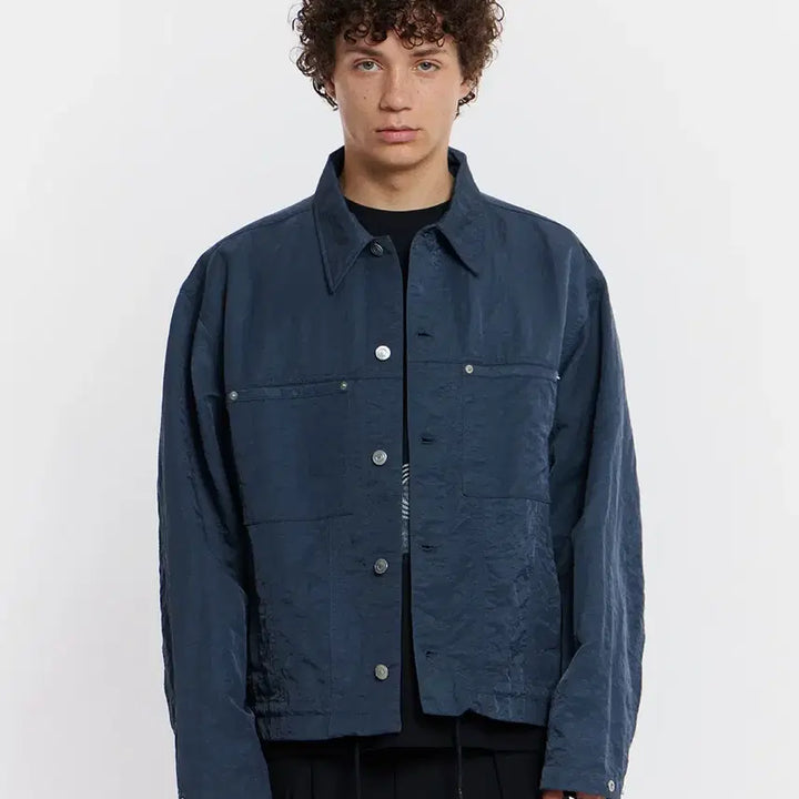 [BUNJANG] Unaffected Trucker Jacket (Navy) / 새상품(M)언어펙티드 트러커 자켓 네이비
