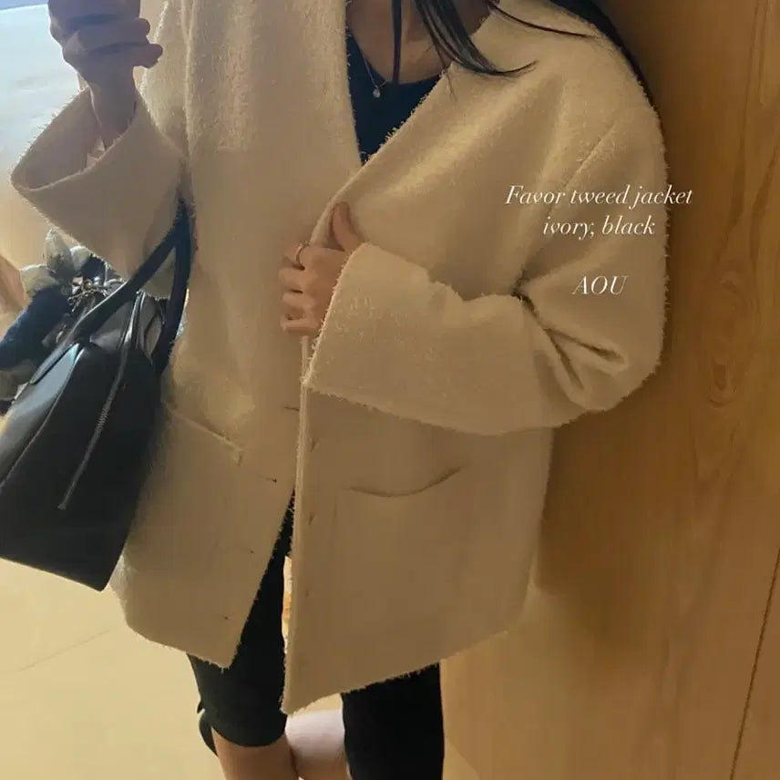 [BUNJANG] All of Us Adelio Tweed Jacket / 올오브어스 아델리오 favor 트위드 자켓