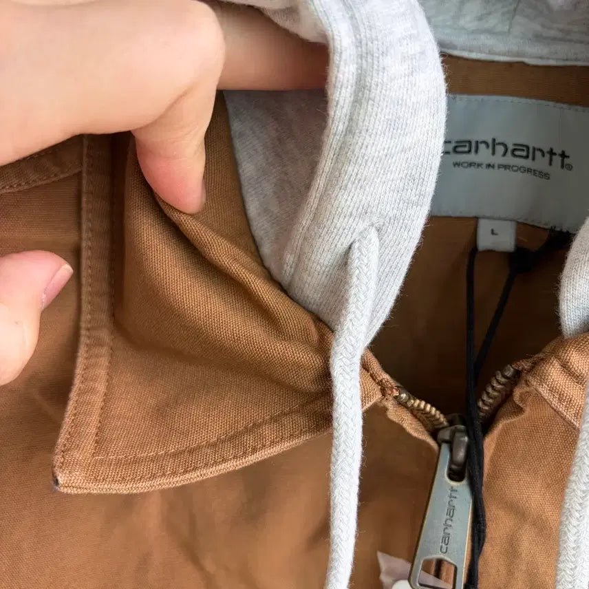 [BUNJANG] Carhartt WIP Parker Hooded Shirt Jacket Hamilton Brown / 새상품(L) 칼하트WIP 파커 후드 셔츠자켓 헤밀톤브라운