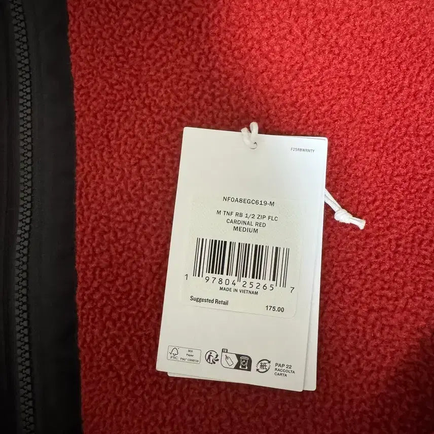 [BUNJANG] The North Face Red Box Fleece Pullover Red / [M] 노스페이스 레드박스 플리스 풀오버 레드