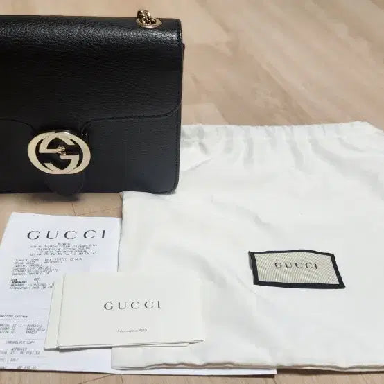 [BUNJANG] Gucci Interlocking GG Small Chain Shoulder Bag / 구찌 인터로킹 GG 스몰 체인 숄더백