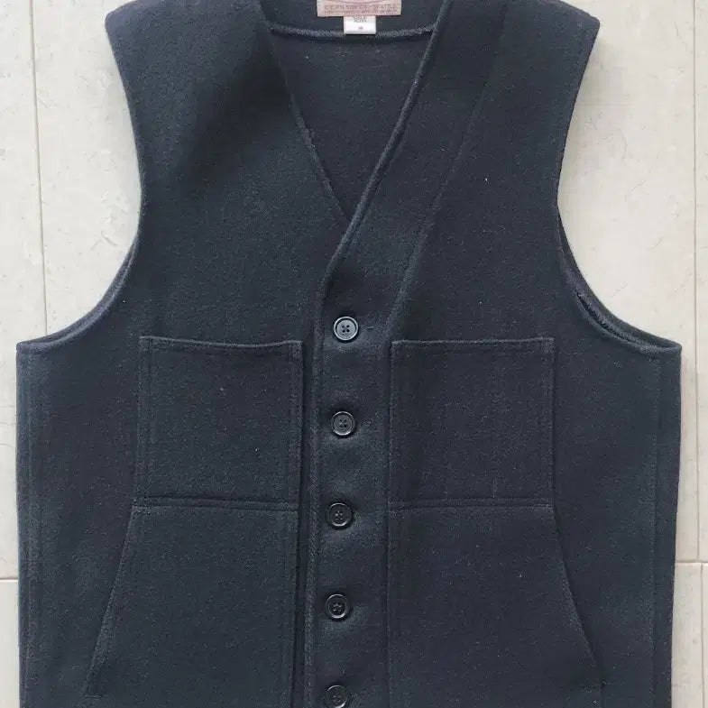 [BUNJANG] Filson Mackinaw Wool Vest 38 Black / 필슨 매키노 울 베스트 38 블랙