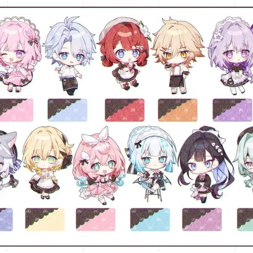 [BUNJANG] Malshubung Valentine SD Acrylic All Set / 말슈붕 말랑슈크림붕어 ㅌㅇ님 스타레일 온리전 발렌타인 SD 아크릴 올세트