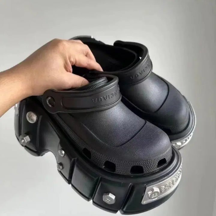 [BUNJANG] Balenciaga x Crocs Platform Black / 발렌시아가 x 크록스 플랫폼 블랙