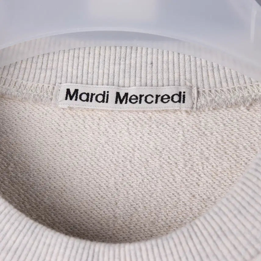 [BUNJANG] Mardi Mercredi Logo Sweatshirt (F) / (여성) 마르디 메르크디 로고 스웻셔츠 맨투맨 (F)