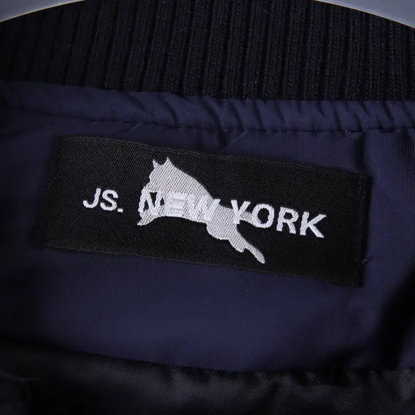 [BUNJANG] JS New York Bomber Jacket (Navy) (F) / (여성) JS뉴욕 스카잔 점퍼 자켓 네이비 (F)
