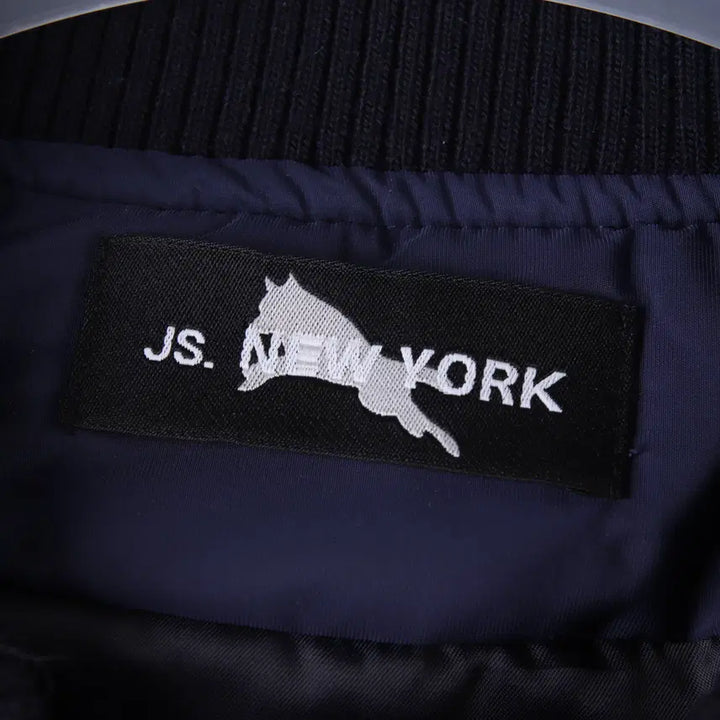 [BUNJANG] JS New York Bomber Jacket (Navy) (F) / (여성) JS뉴욕 스카잔 점퍼 자켓 네이비 (F)