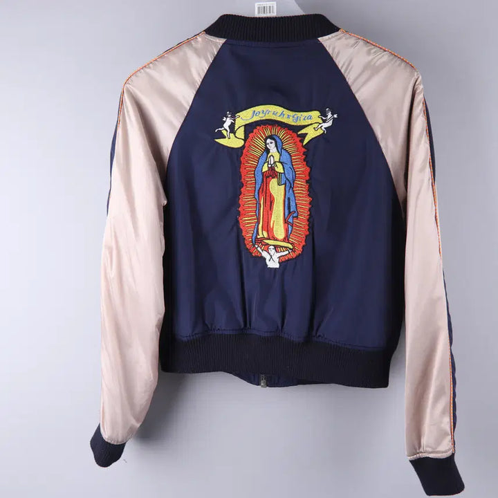[BUNJANG] JS New York Bomber Jacket (Navy) (F) / (여성) JS뉴욕 스카잔 점퍼 자켓 네이비 (F)
