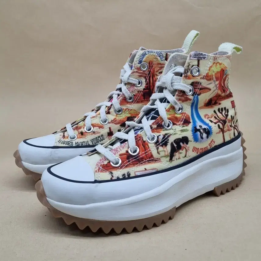 [BUNJANG] Converse Run Star Hike Twisted Sneakers / 컨버스 런스타 하이크 트위스티드 230