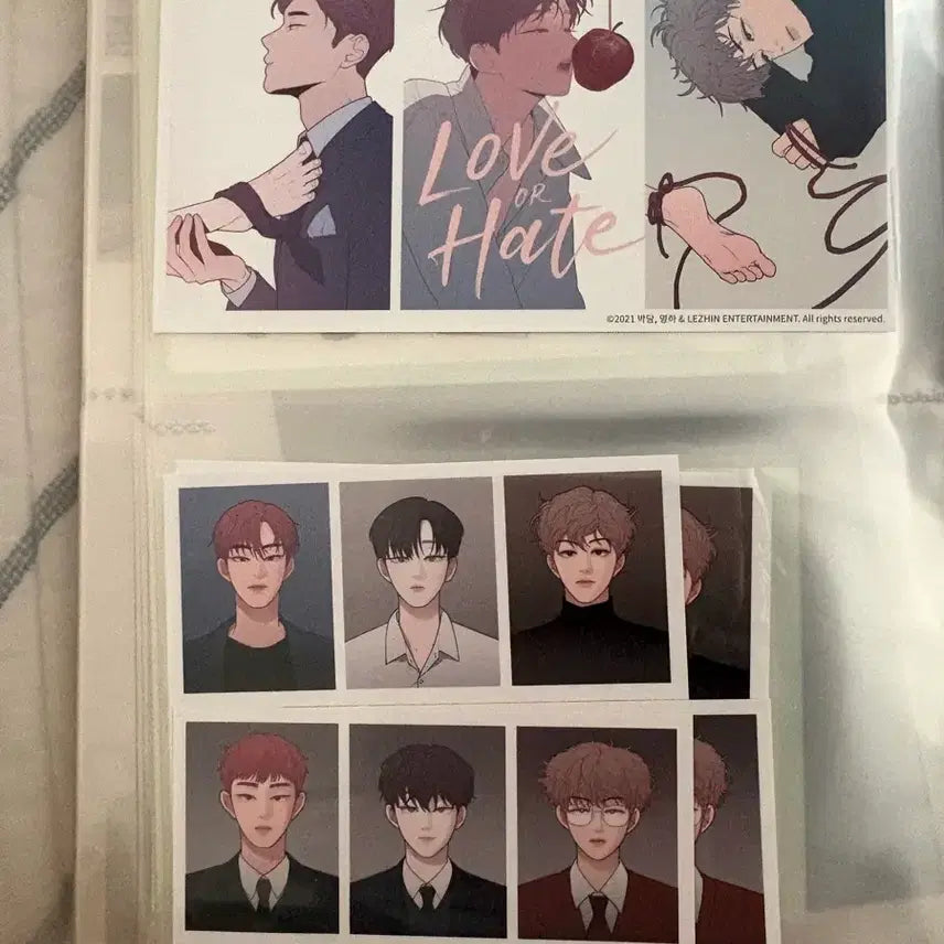 [BUNJANG] Love or Hate Photo Card &amp; Postcard Bundle Set / 러브오어헤이트 증사 엽서