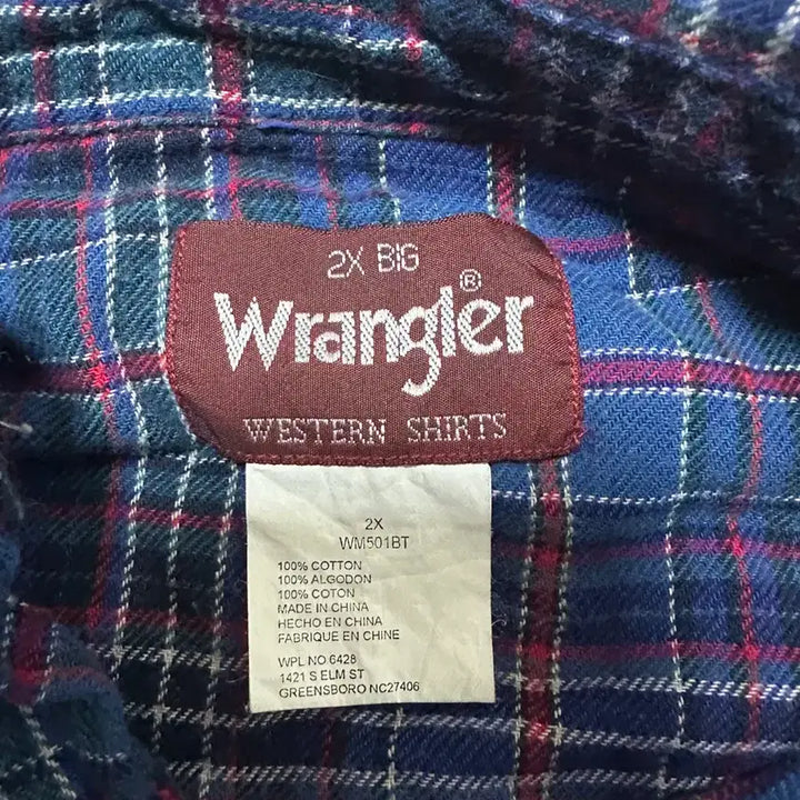 [BUNJANG] Wrangler Western Shirt / 랭글러 웨스턴 셔츠