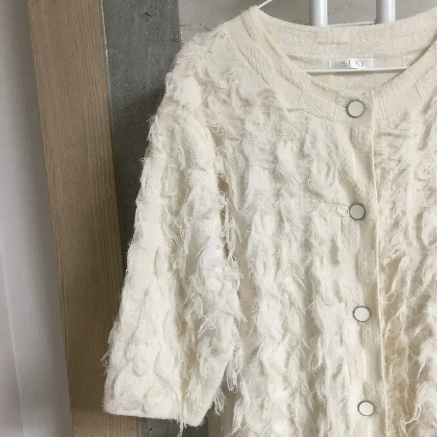 [BUNJANG] SJSJ Wool Button Cardigan (Size 90) / SJSJ 에스제이 22 단추 울 가디건 90