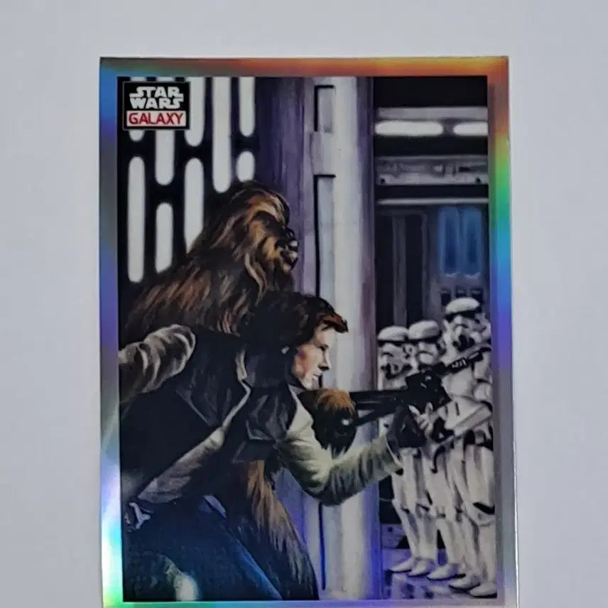 [BUNJANG] Topps Star Wars Galaxy Han Solo &amp; Chewbacca Card / 탑스 스타워즈 갤럭시 한솔로 &amp; 츄바카 카드