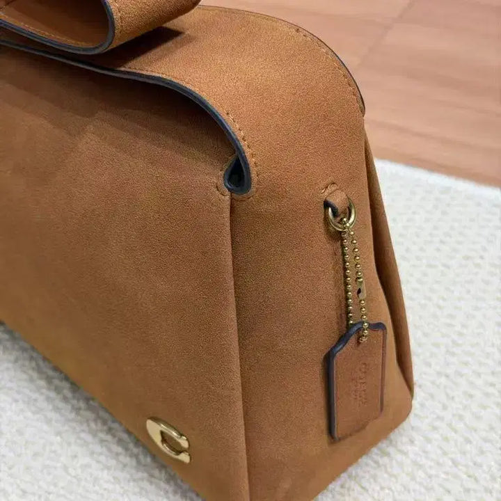 [BUNJANG] Coach Hobo Bag Deer Leather Brown / 코치 신상 호보 겨드랑이 백 사슴 가죽 브라운