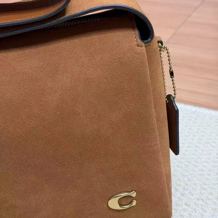 [BUNJANG] Coach Hobo Bag Deer Leather Brown / 코치 신상 호보 겨드랑이 백 사슴 가죽 브라운
