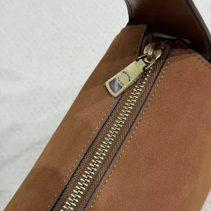 [BUNJANG] Coach Hobo Bag Deer Leather Brown / 코치 신상 호보 겨드랑이 백 사슴 가죽 브라운