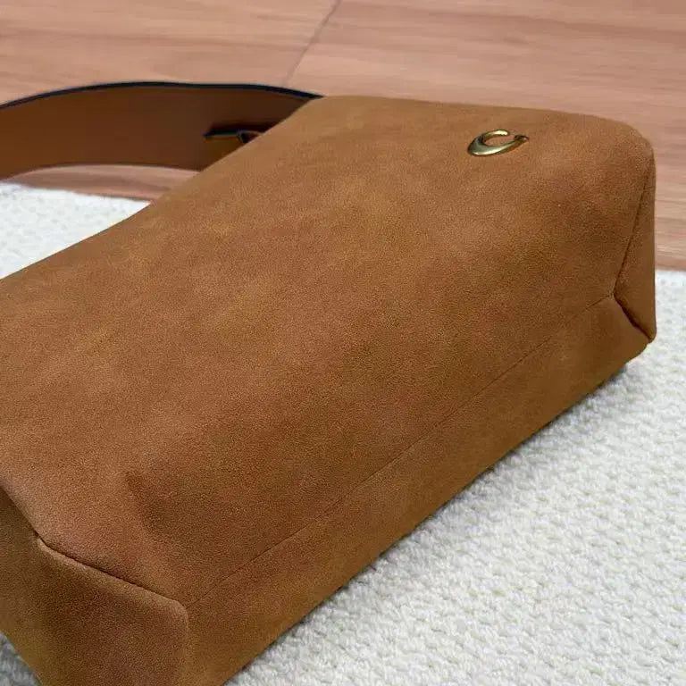 [BUNJANG] Coach Hobo Bag Deer Leather Brown / 코치 신상 호보 겨드랑이 백 사슴 가죽 브라운