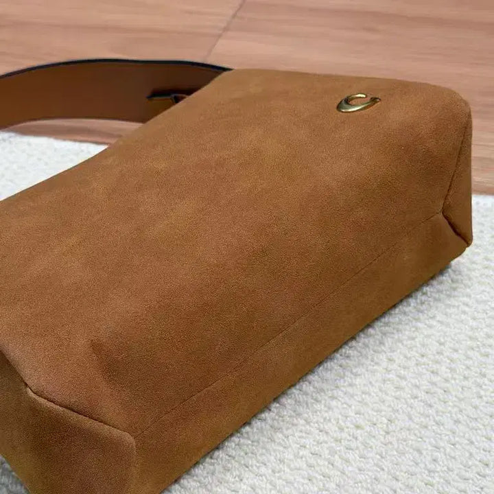 [BUNJANG] Coach Hobo Bag Deer Leather Brown / 코치 신상 호보 겨드랑이 백 사슴 가죽 브라운