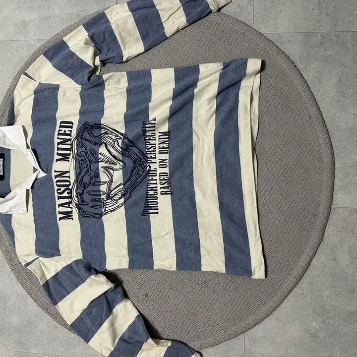 [BUNJANG] Maison Mineed Rugby T-shirt / 메종미네드 럭비티