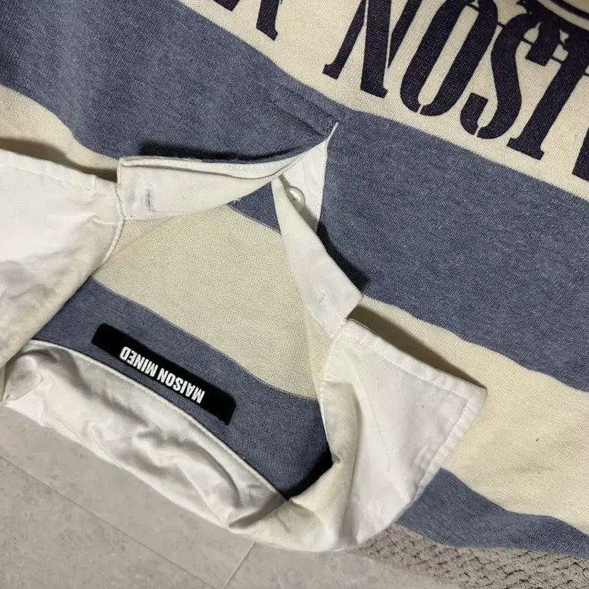 [BUNJANG] Maison Mineed Rugby T-shirt / 메종미네드 럭비티