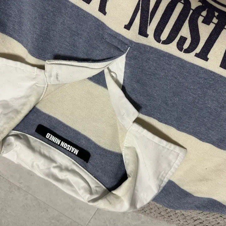 [BUNJANG] Maison Mineed Rugby T-shirt / 메종미네드 럭비티