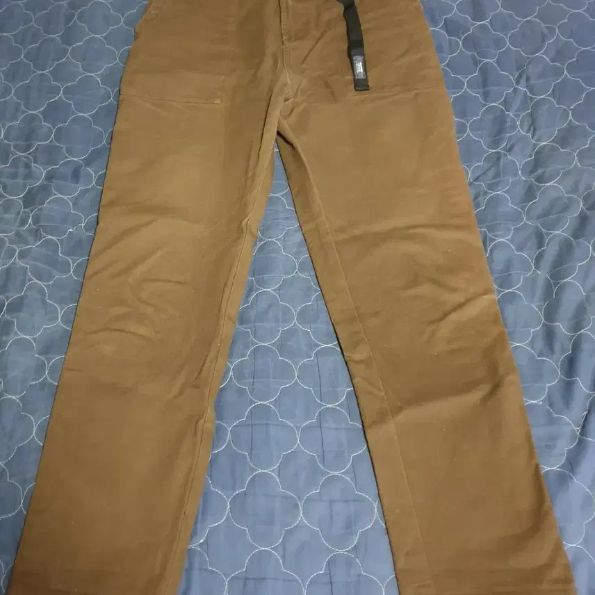 [BUNJANG] Anotheroffice Swallow Lounge Velcro Cotton Pants Brown (30) / 어나더오피스 by스왈로우라운지 벨크로 코튼팬츠 브라운 (30)