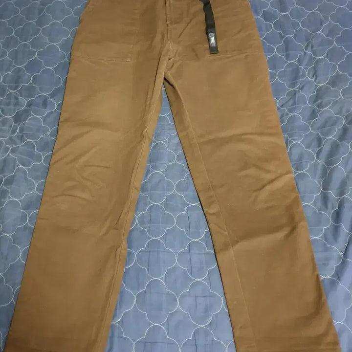 [BUNJANG] Anotheroffice Swallow Lounge Velcro Cotton Pants Brown (30) / 어나더오피스 by스왈로우라운지 벨크로 코튼팬츠 브라운 (30)