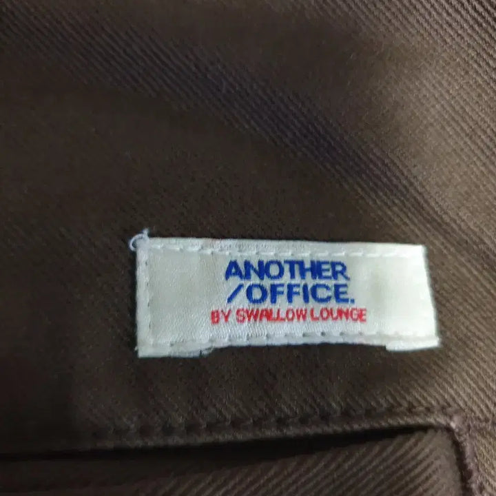 [BUNJANG] Anotheroffice Swallow Lounge Velcro Cotton Pants Brown (30) / 어나더오피스 by스왈로우라운지 벨크로 코튼팬츠 브라운 (30)