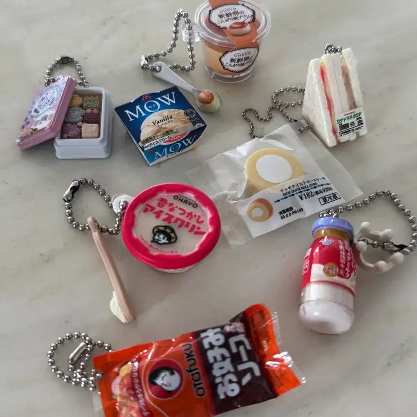 [BUNJANG] Food Gacha 8-Piece Set / 음식 식품 가챠 8종 일괄