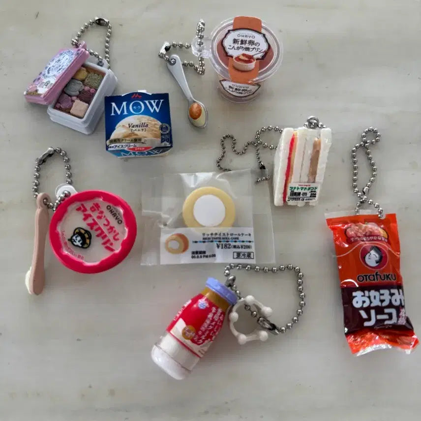 [BUNJANG] Food Gacha 8-Piece Set / 음식 식품 가챠 8종 일괄