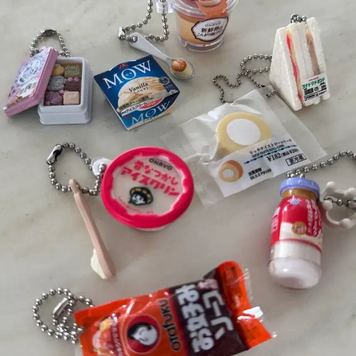 [BUNJANG] Food Gacha 8-Piece Set / 음식 식품 가챠 8종 일괄