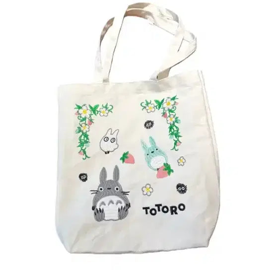 [BUNJANG] Totoro Embroidered Eco Bag Tote Bag / 토토로 에코백 토트백 가방