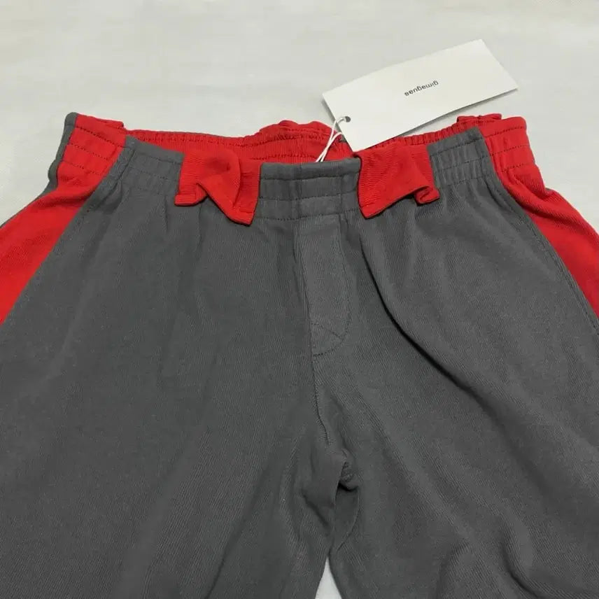[BUNJANG] Gimaguas Emmanuelle Sweatpants - Gray Red / (새상품)[M] 기마구아스 Emmanuelle 스웨트팬츠/그레이 레드