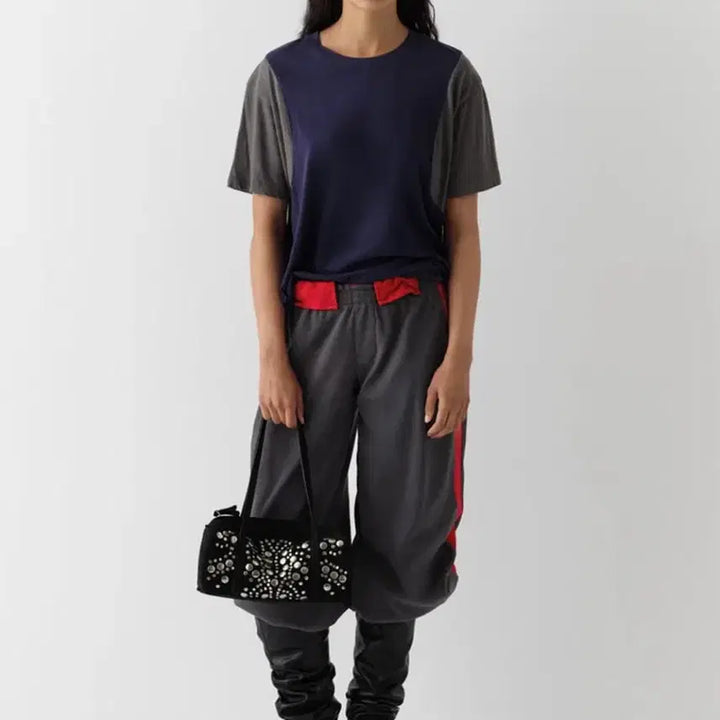 [BUNJANG] Gimaguas Emmanuelle Sweatpants - Gray Red / (새상품)[M] 기마구아스 Emmanuelle 스웨트팬츠/그레이 레드