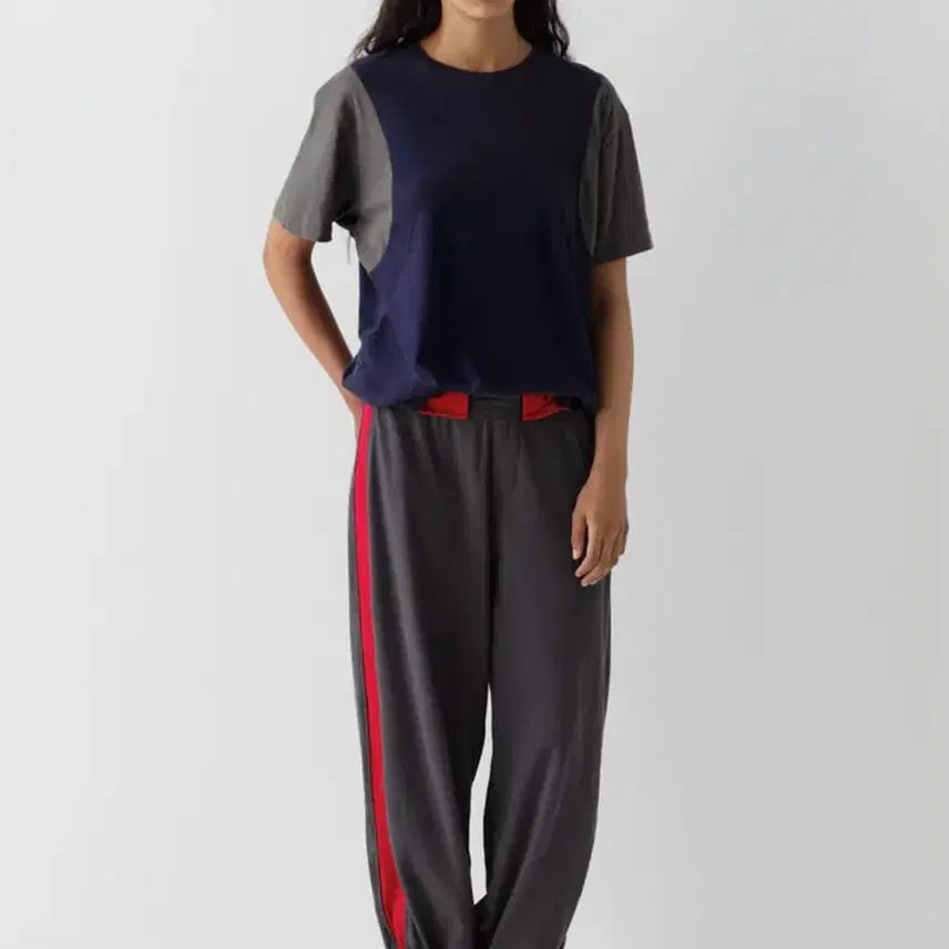 [BUNJANG] Gimaguas Emmanuelle Sweatpants - Gray Red / (새상품)[M] 기마구아스 Emmanuelle 스웨트팬츠/그레이 레드