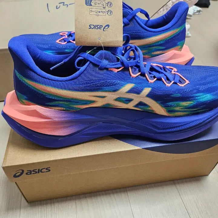 [BUNJANG] Superblast 3 Cobalt Burst/Light Orange Sneakers / 슈퍼블라스트3 290