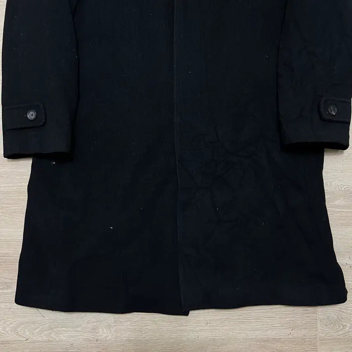 [BUNJANG] BASSO Homme Classic Wool Balmacaan Mac Coat [Black] L / 바쏘 옴므 클래식 모직 싱글 발마칸 맥코트 [블랙] L/100