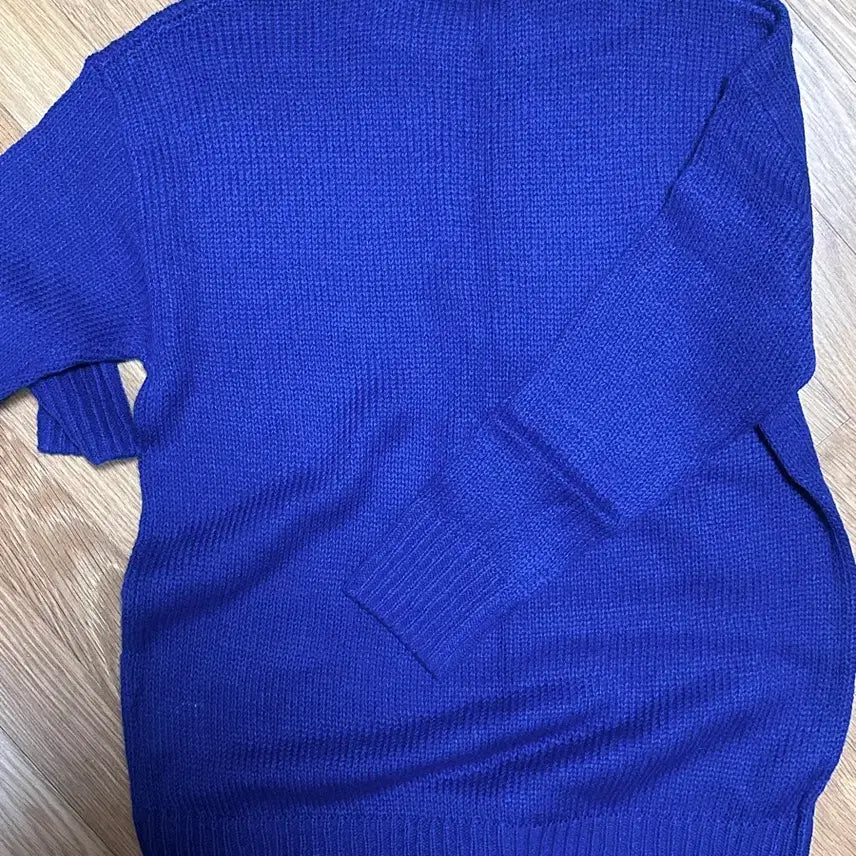 [BUNJANG] Topten Blue Knit Sweater / 옷장정리) 탑텐 파란색 니트
